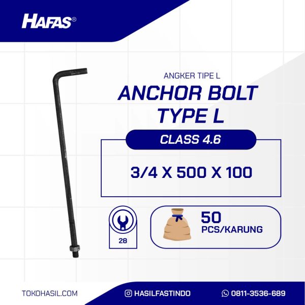 ANCOUR TYPE L 3/4 X 500 X 100