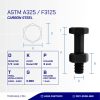 BAUT MUR BAJA A325 HITAM BAKAR 1/2 X 3.DRAT HALF 13TPI