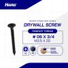 GYPSUM SCREW PHOSPATED # 06 X 3/4