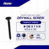 GYPSUM SCREW PHOSPATED # 06 X 1 1/4