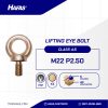LIFTING EYE BOLT UCP YELLOW M22 P2.50