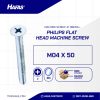 MACHINE SCREW JF + UCP WHITE M 04 X 50 P0.70