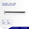 MACHINE SCREW JF + STAINLESS STEEL SUS 304 M 04 X 25 P0.70