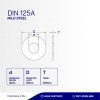 RING PLATE UCP WHITE M4 X 10mm X 0.9mm