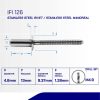 RIVET SS/CE (SEALED) STAINLESS M4.8 x 13mm