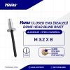 RIVET PIN AS/CE (SEALED) ALUMINUM M3.2 x 18mm