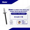 RIVET PIN AS/CE (SEALED) ALUMINUM M4.8 x 18mm