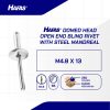 RIVET PIN AS/LF ALUMINUM M4.8 x 13mm