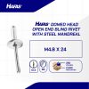 RIVET PIN AS/LF ALUMINUM M4.8 x 24mm