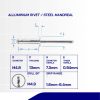 Rivet Pin AS/MG Aluminum M4 x 10.5mm