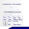 Rivet Pin AS/MG Aluminum M4.8 x 17.5mm
