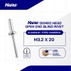 Rivet Pin AS/DH Aluminum M3.2 x 20mm