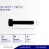 SOCKET CAP SCREW STEEL 12.9 BLACK BURN M02 X 5mm P0.40