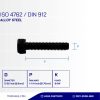 SOCKET CAP SCREW STEEL 12.9 BLACK OXIDE 5/32 X 1-1/4 inch 32TPI