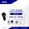 SOCKET CAP SCREW STEEL 12.9 BLACK BURNED M02 X 3mm P0.40