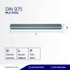 ASDRAT UCP WHITE 3/8'' X 1000mm 16TPI
