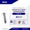 Tapping Screw FH+ Stainless Steel SUS 304 M03 X 25 (#4 X 1)