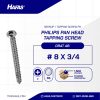 TAPPING SCREW PH+ STAINLESS STEEL SUS 304 M04 X 20
