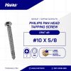 TAPPING SCREW PH+ STAINLESS STEEL SUS 304 M05 X 15(10X 5/8)