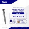 Tapping screw PH+ stainless steel SUS 304 M05 x 35