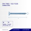 Tapping Screw FH+ UCP White #06 X 1
