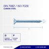 Tapping Screw FH+ UCP White #04 X 1