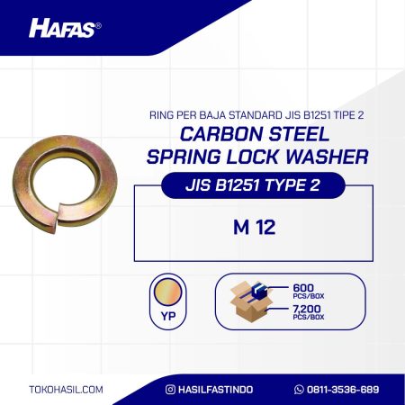 RING STEEL BEARING STANDARD B1251 TYPE 2 UCP YELLOW M12
