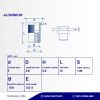MUR RIVET FLANGE HEAD ALUMINIUM M04 X 10mm P0.70