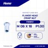MUR RIVET FLANGE HEAD UCP WHITE M 06 X 16mm P1.00