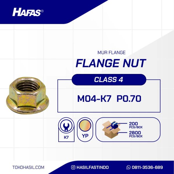 MUR FLANGE UCP YELLOW M 04-K7 P0.70