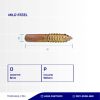 HANGER BOLT / DOWEL SCREW UCP YELLOW M6 X 100mm