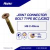 JCB-C UNDERSIZE BOLT UCP YELLOW M6 X 40mm