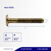 JCB-C UNDERSIZE BOLT YELLOW M6 X 45mm