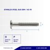JCB-C STAINLESS SUS 304 BOLT M6 X 35mm
