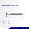 JCB-C STAINLESS SUS 304 BOLT M6 X 90mm