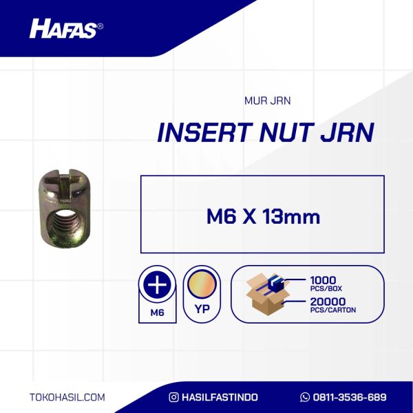 M6 X 13mm YELLOW JRN BOLT