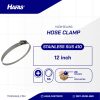 STAINLESS STEEL HOSE CLAMP SUS 304 12 inch