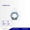 MUR LOCK NUT IRON UCP WHITE M22 P2.50