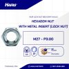 MUR LOCK NUT IRON UCP WHITE M27 P3.00