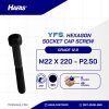 SOCKET CAP SCREW STEEL 12.9 BLACK BURN M22 X 220mm P2.50