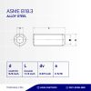 BOLT L STEEL 12.9 5/8 X 1 1/4 11TPI BLACK BURNED