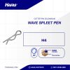 SPLEET PEN (COTTER PIN) WAVE UCP WHITE M4