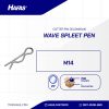 SPLEET PEN (COTTER PIN) WAVE UCP WHITE M14