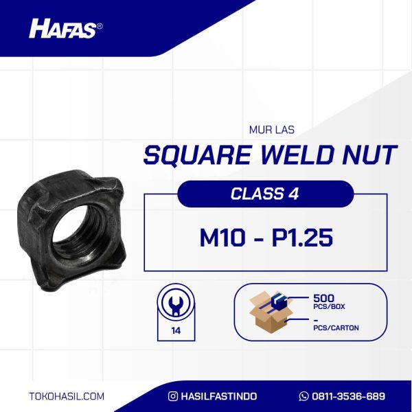 MUR LAS KOTAK MENTAH M10 P1.25 K14