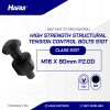TC BOLT NUT (TORQUE CONTROL) BLACK BURNED M16 X 80MM P2.00