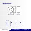 BLACK BURNED M20 X 80MM P2.50 TC (TORSION CONTROL) SCREW BOLT