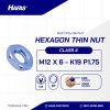THIN NUT UCP WHITE M12 X 6 - K19 P1.75