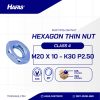 THIN NUT UCP WHITE M20 X 10 - K30 P2.50