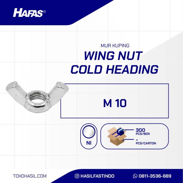 M10 NICKEL COLD HEADING BUTTERFLY NUT